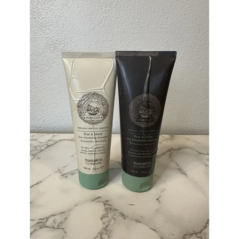 Tweak'd By Nature Rise & Shine Hair Volumizing Shampoo & Conditioner.‎ New 3oz